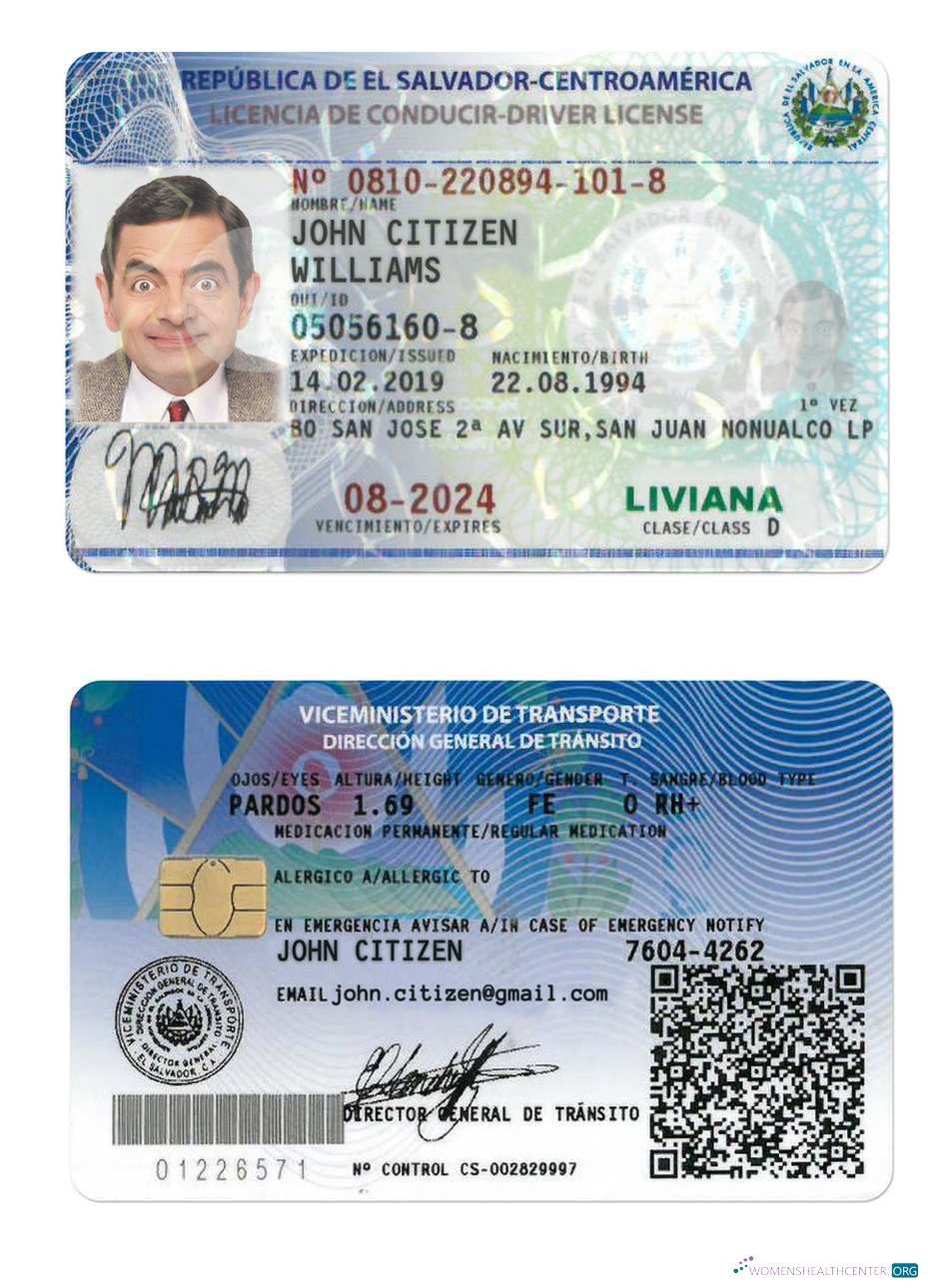 download El Salvador driving license